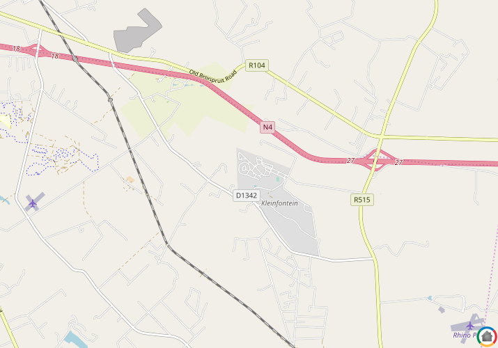 Map location of Donkerhoek